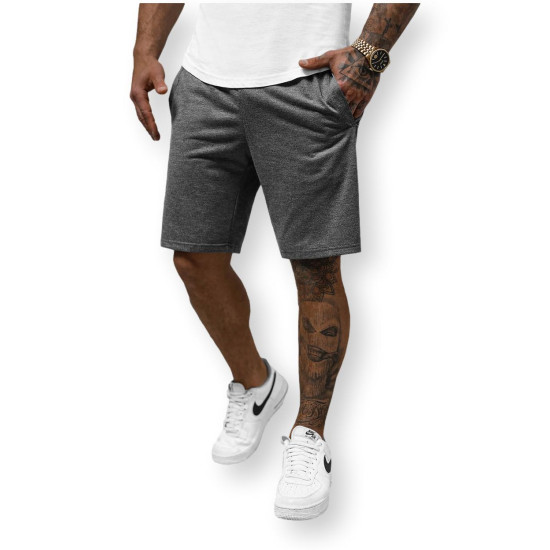 Ciemnoszare męskie spodenki sportowe Saravi JS/8K100/5Z - Działanie Ciemnoszare męskie spodenki sportowe Saravi JS/8K100/5Z