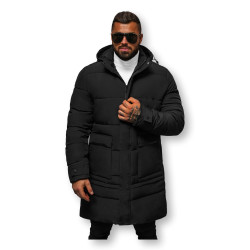 Men's black quilted jacket Storm