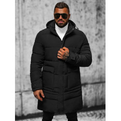 Vīriešu melna stepēta jaka Storm