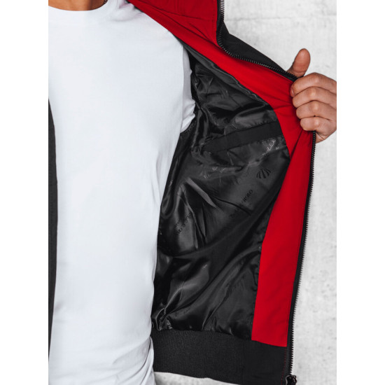 Men's black quilted jacket Romel TX4649 - Action Men's black quilted jacket Romel TX4649