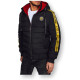Men's black quilted jacket Romel TX4649 - Action Men's black quilted jacket Romel TX4649