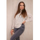 Women's beige jumper Rombas 18767 - For women Women's beige jumper Rombas 18767