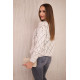 Women's beige jumper Rombas 18767 - For women Women's beige jumper Rombas 18767