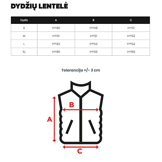 Moteriška tamsiai mėlyna liemenė Lite