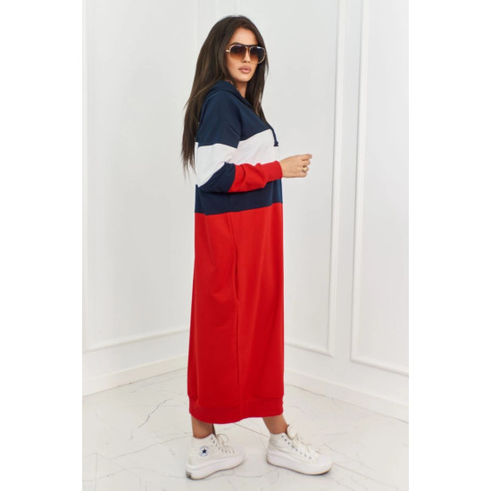 Naiste trikoloorne kleit Liz 25622 - Naiste trikoloorne kleit Liz 25622