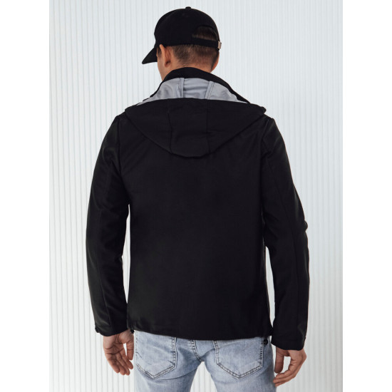 Vyriška juoda softshell striukė Luver TX4664 - Vyriška juoda softshell striukė Luver TX4664