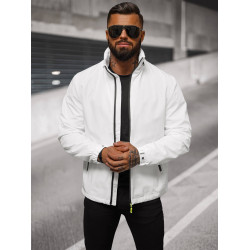 Miesten ohut valkoinen takki Vind