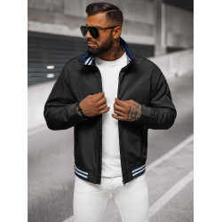 Meeste õhuke must jakk Mõned