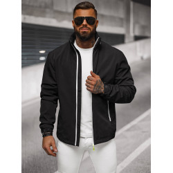 Miesten ohut musta takki Vind