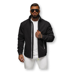 Miesten ohut musta takki Vind