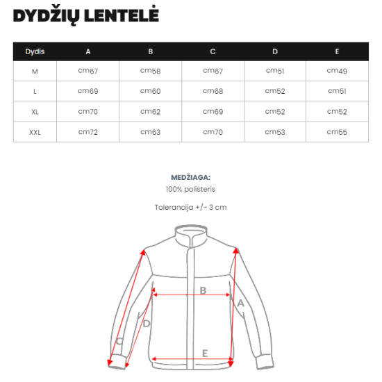 Miesten punainen takki Morel JS/MY01 - TX2210