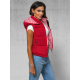 Moteriška raudona liemenė Veroli JS/16M9091/270Z - Moterims Moteriška raudona liemenė Veroli JS/16M9091/270Z