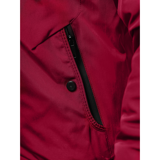 Vyriška bordo pavasarinė striukė Marko Vyriškos Striukės ir Paltai