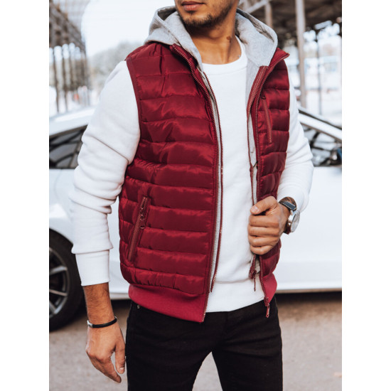 Vyriška bordo liemenė Siguro TX4544
