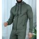 Vyriškas chaki džemperis Fill PK3080 - Vyriški džemperiai Vyriškas chaki džemperis Fill PK3080
