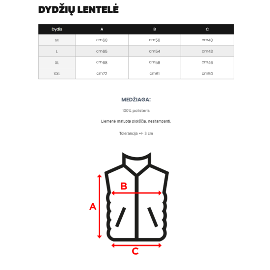 Vyriška juoda liemenė Lite JS/M752/392Z - Vyriška juoda liemenė Lite JS/M752/392Z