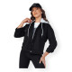 Women's denim black jacket Alfa TY4316 - Action Women's denim black jacket Alfa TY4316