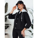 Women's denim black jacket Alfa TY4316 - Action Women's denim black jacket Alfa TY4316