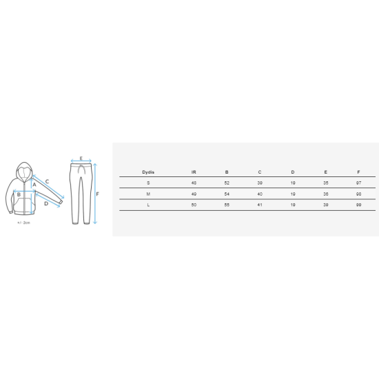 Sieviešu gaiši pelēks komplekts Holty AY1026