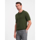 Vyriški chaki spalvos polo marškinėliai Swing V1 OM-POSS-0117