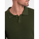 Vyriški chaki spalvos polo marškinėliai Swing V1 OM-POSS-0117