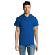 Vyriški ryškiai mėlyni polo marškinėliai Summer PK11342 - Marškinėliai Vyriški ryškiai mėlyni polo marškinėliai Summer PK11342