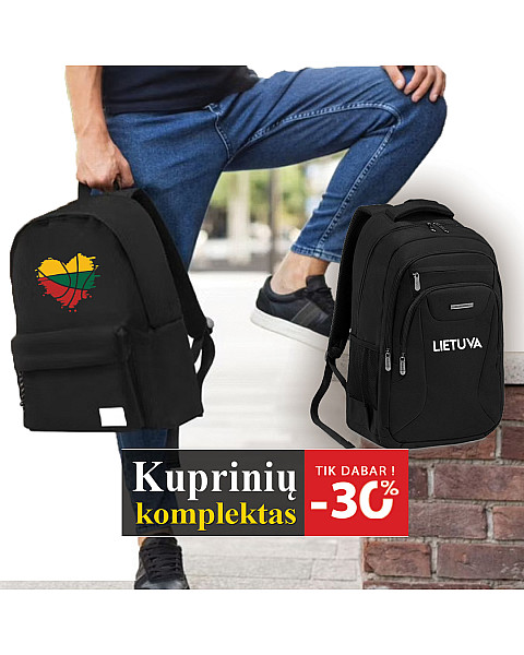 Dviejų kuprinių rinkinys Lietuva