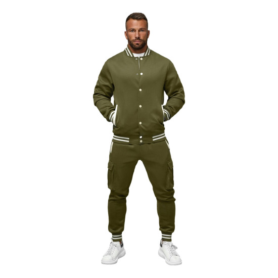 Chaki vyriškas komplektas Styven JS/27C6505/29 - Vyrams Chaki vyriškas komplektas Styven JS/27C6505/29 Premium