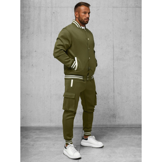 Chaki vyriškas komplektas Styven JS/27C6505/29 - Vyrams Chaki vyriškas komplektas Styven JS/27C6505/29 Premium