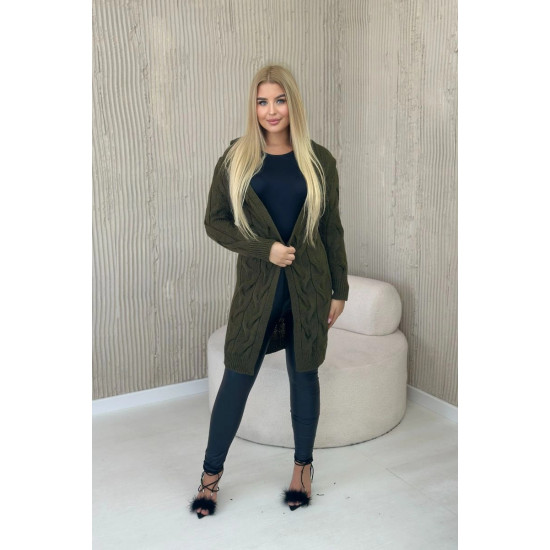 Women's khaki jumper Elin 29990