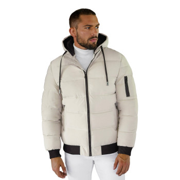 Men's brown winter jacket Rock