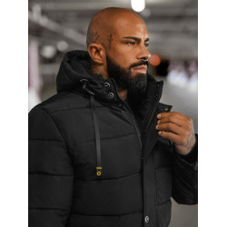 Men's black winter jacket Lorenzo