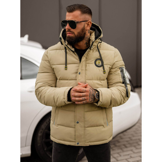 Vyriška ruda žieminė striukė Lorenco JS/57M7503/62Z - Akcija Vyriška ruda žieminė striukė Lorenco JS/57M7503/62Z