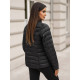 Juoda dygsniuota striukė Sofia JS/11Z8170 - Moterims Juoda dygsniuota striukė Sofia JS/11Z8170