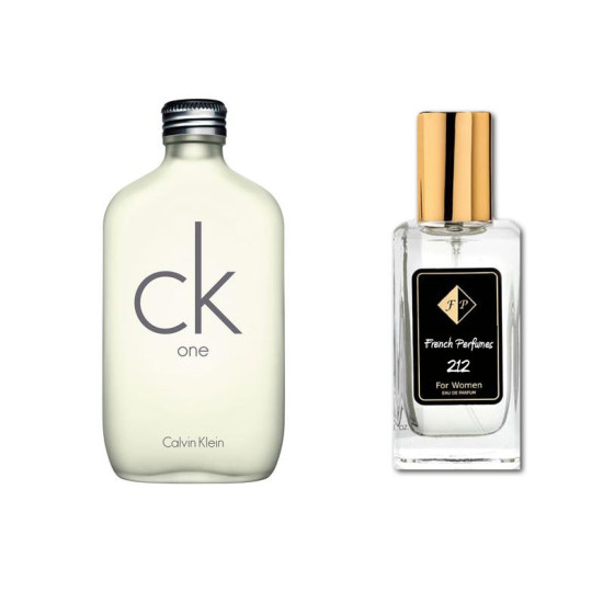 Nr212 kvepalai įkvėpti Calvin Klein - C.K. One 60 ml EDP (UNISEX) FP212-60 - French Perfumes Nr212 kvepalai įkvėpti Calvin Klein - C.K. One 60 ml EDP (UNISEX) FP212-60 French Perfumes