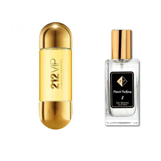 Nr8 kvepalai įkvėpti Carolina Herrera - 212 VIP 104 ml EDP FP8-104 French Perfumes