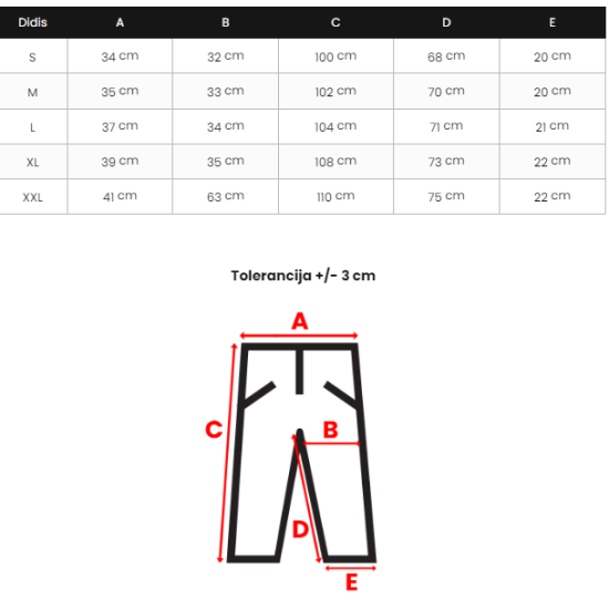 Vyriškos plačios juodos spalvos kelnės Olimp O/PS5527