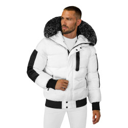 Men's winter white jacket Vitor