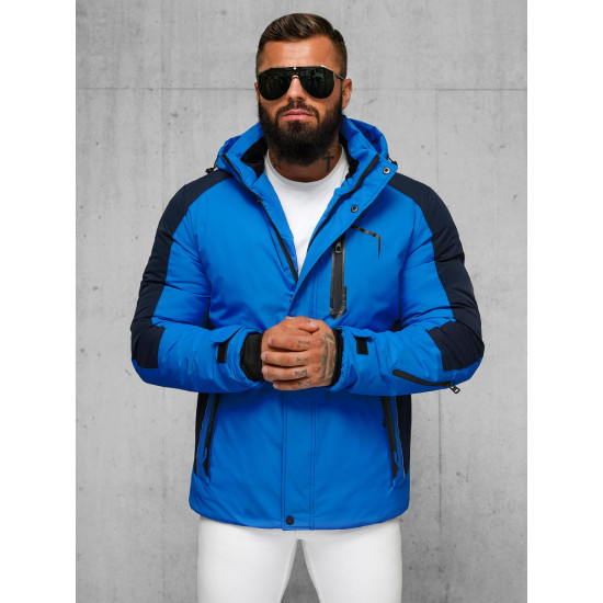 Mėlyna vyriška žieminė striukė Zerol JS/91M9905/184 - Akcija Mėlyna vyriška žieminė striukė Zerol JS/91M9905/184