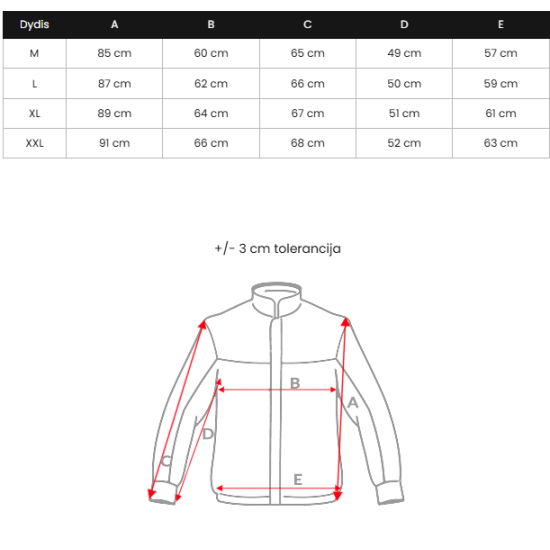 Vyriška juoda žieminė striukė Optin JS/5M3123/392 - Akcija Vyriška juoda žieminė striukė Optin JS/5M3123/392