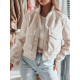Rusva moteriška oversize bomber striukė Milina TY4793