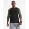 Men's black/khaki long-sleeved shirt Artur