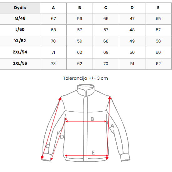 Vyriška juoda striukė Emil JS/62M9508/392 - Vyriški rūbai Vyriška juoda striukė Emil JS/62M9508/392