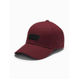 Unisex burgundy hat Grid