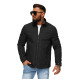 Vyriška juoda striukė Emil JS/62M9508/392 - Vyriški rūbai Vyriška juoda striukė Emil JS/62M9508/392