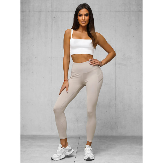 Moteriškos rusvos spalvos kelnės Azert JS/XY24017L