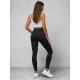 Moteriškos juodos spalvos kelnės Fit JS/35K1606/3 - Džinsai ir Kelnės Moteriškos juodos spalvos kelnės Fit JS/35K1606/3