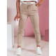 Moteriškos laisvalaikio rusvos slim fit kelnės Sport UY2399