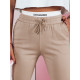 Moteriškos laisvalaikio rusvos slim fit kelnės Sport UY2399