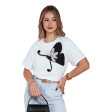 Женские белые футболки Buterfly